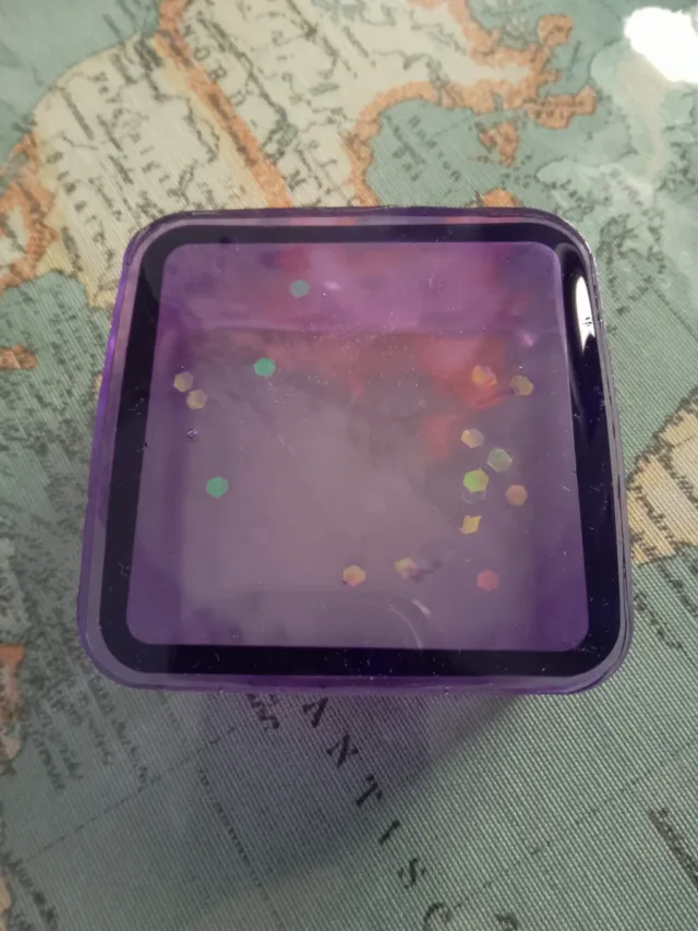 Joyero artesanal resina epoxi mariposa