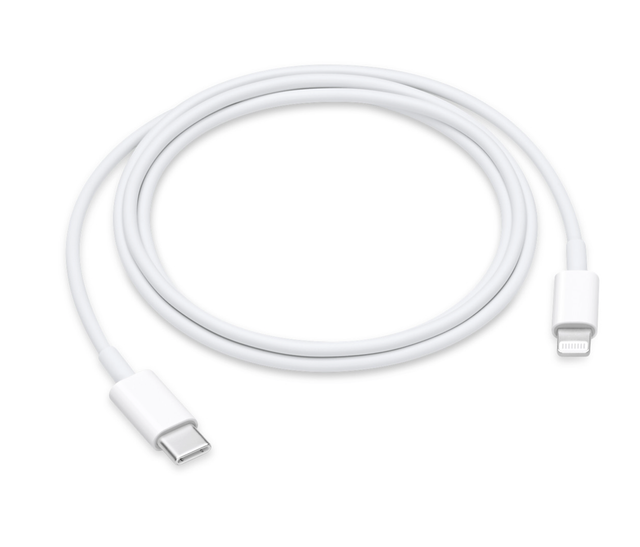 Cable USB-C a Lightning Apple Blanco