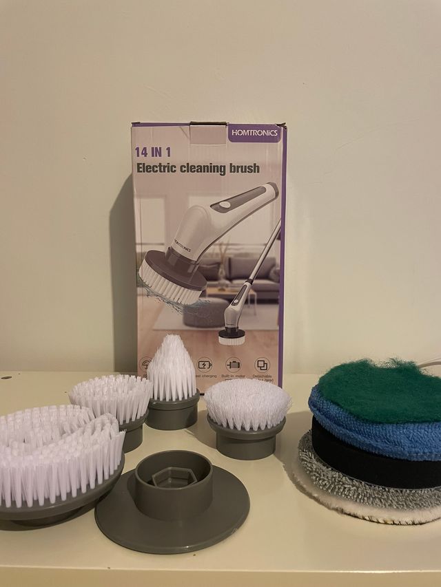 Cepillo Eléctrico Limpieza Homtronics 14 en 1