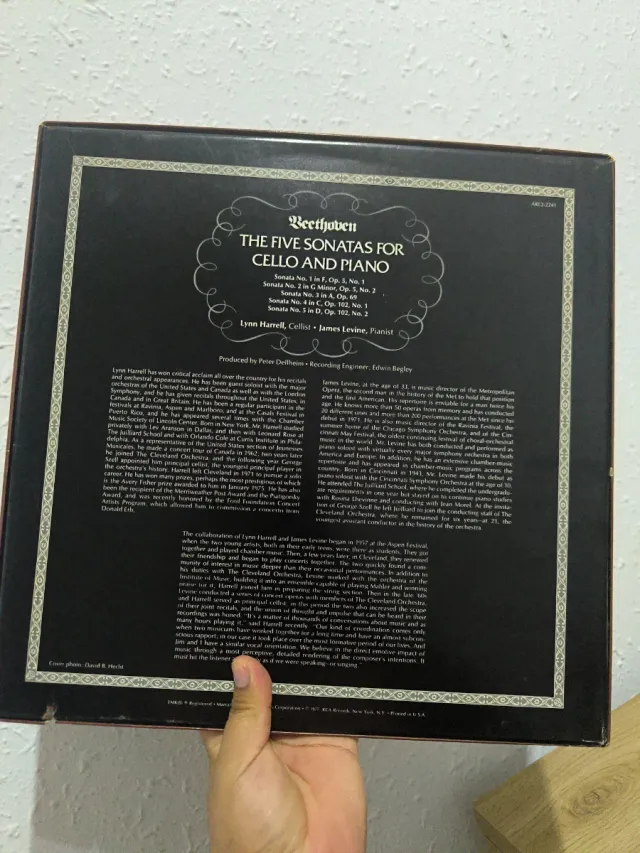 Vinilo Beethoven: Sonatas Cello & Piano