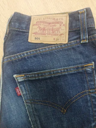3 Pantalones Levi's 501 W28 L34