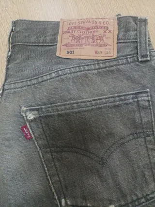 3 Pantalones Levi's 501 W28 L34