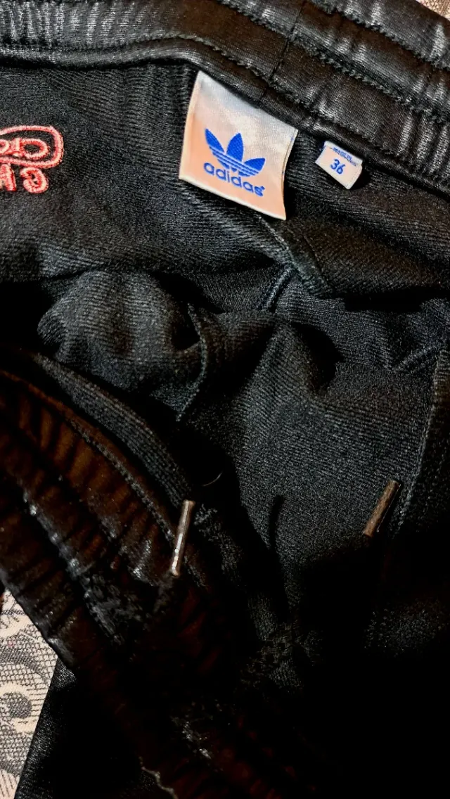 Tuta Adidas Vintage Chile 62 Nera Rossa