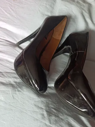 Zapatos de tacón Zara negros talla 37