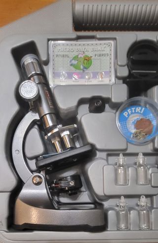 Microscopio 10x-1200X Óptica Precisión