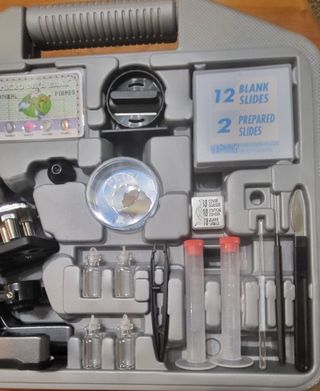 Microscopio 10x-1200X Óptica Precisión