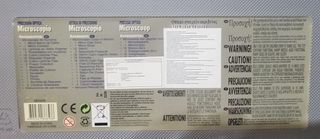 Microscopio 10x-1200X Óptica Precisión