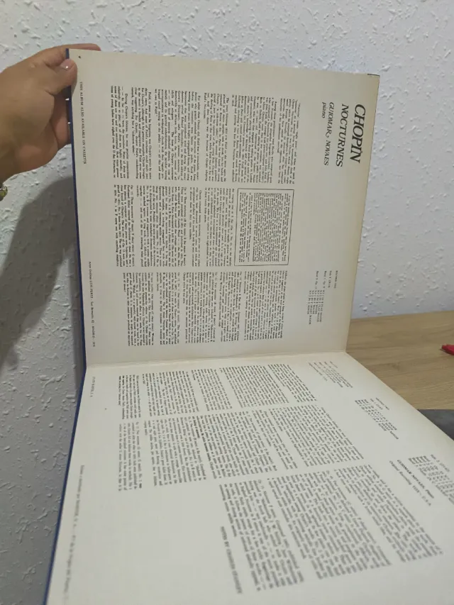 Vinilo Chopin Nocturnes Guiomar Novaes