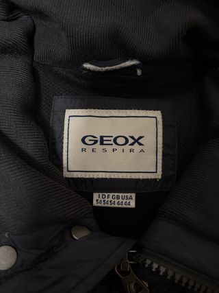 Chaqueta Geox Negra Talla 54