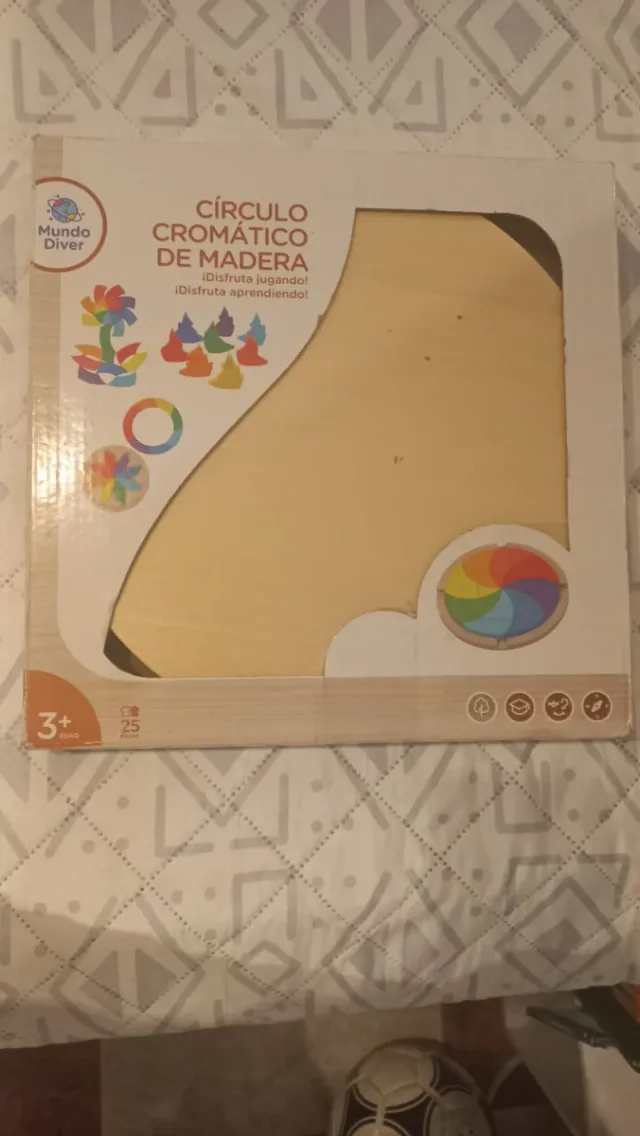 Juego Madera Círculo Cromático Mundo Diver