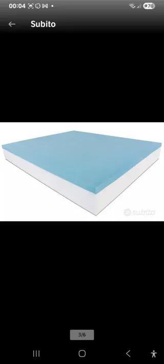 2 Materassi singoli Baldiflex 25cm