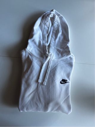 Sudadera Nike con capucha blanca