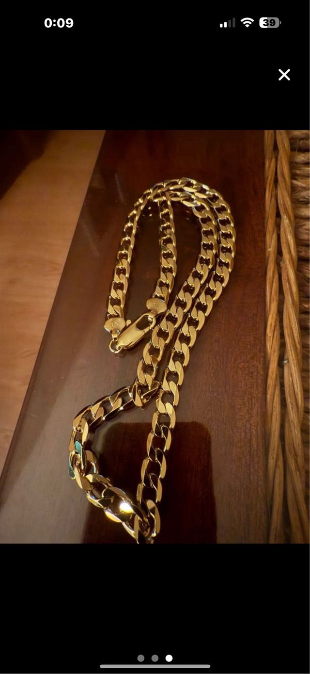 Cadena Oro Laminado 14k