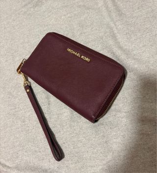 Cartera Michael Kors Burdeos Original