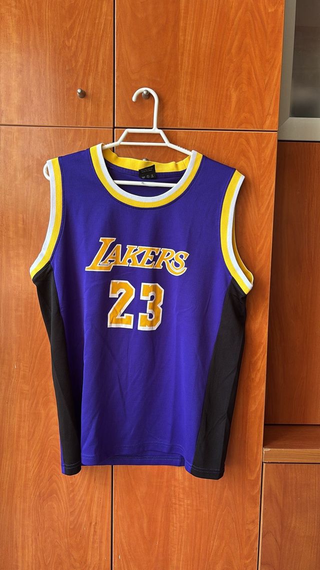 Camiseta Lakers 23 Morada XS