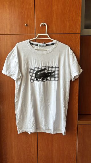 Camiseta Lacoste Blanca Talla M