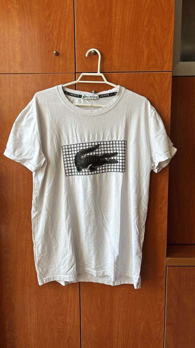 Camiseta Lacoste Blanca Talla M