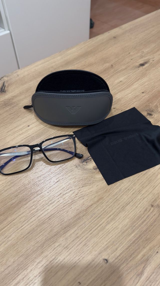 Montura Gafas Emporio Armani Negra/Gris