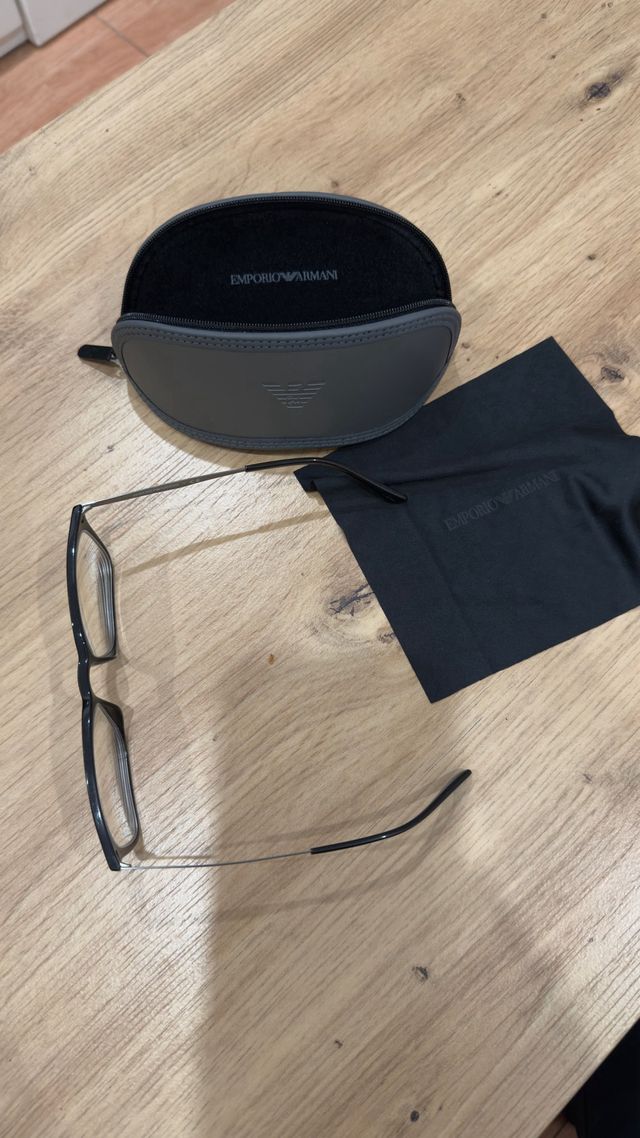 Montura Gafas Emporio Armani Negra/Gris