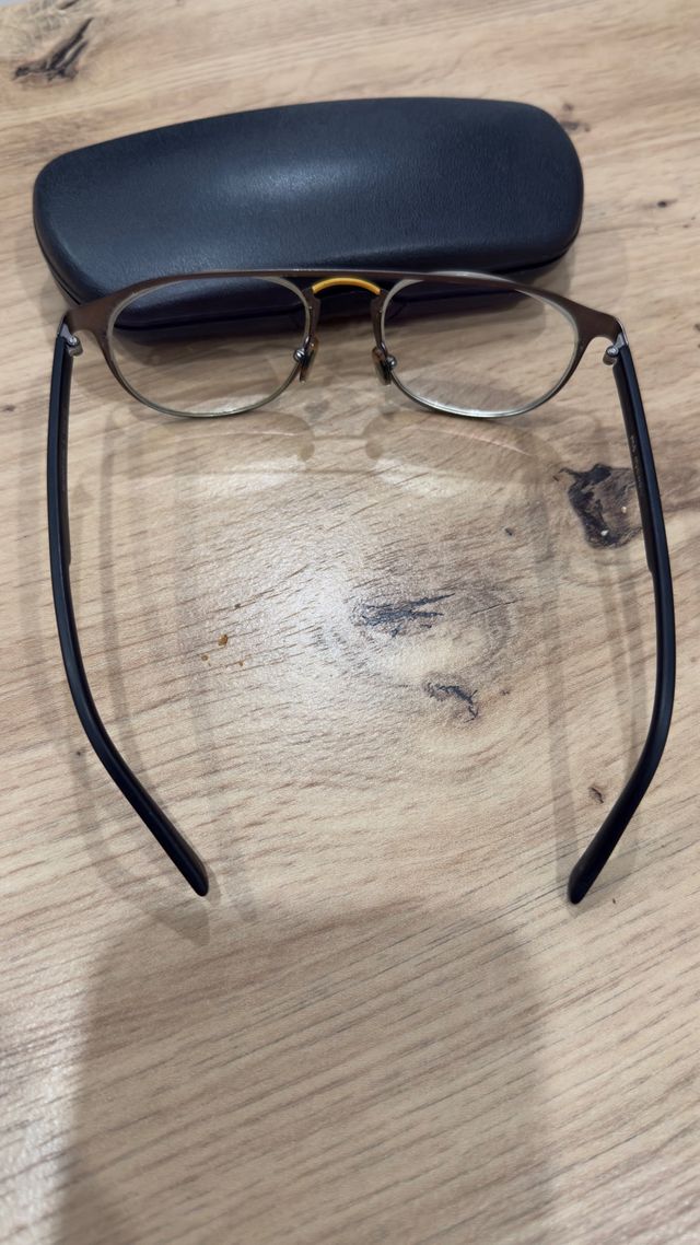 Montura Gafas Multiopticas Negra y Plateada