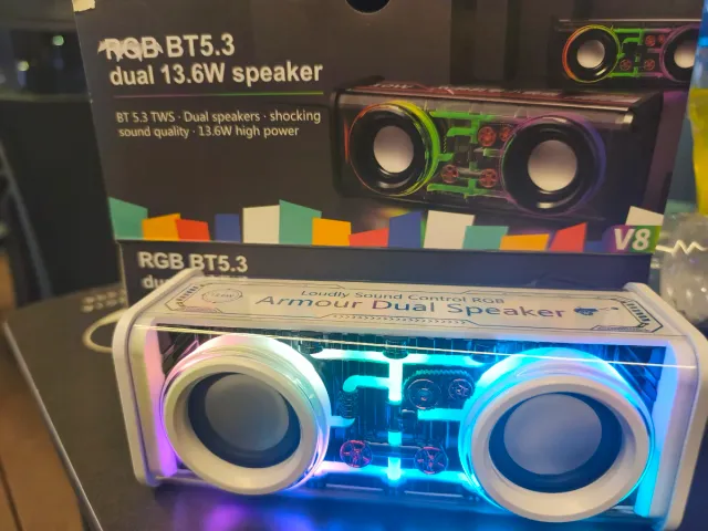 Altavoz RGB BT5.3 Dual 13.6W Armour