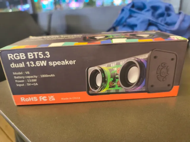 Altavoz RGB BT5.3 Dual 13.6W Armour