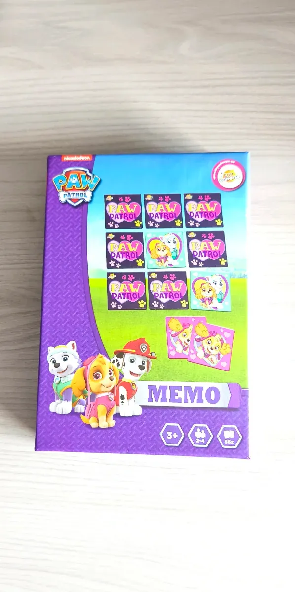 Juego de memoria Paw Patrol