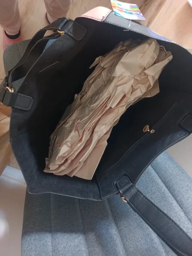 Bolso Tote Desigual Negro Multicolor