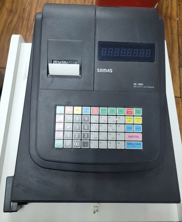 Caja Registradora SAM4S ER-180U Eléctrica