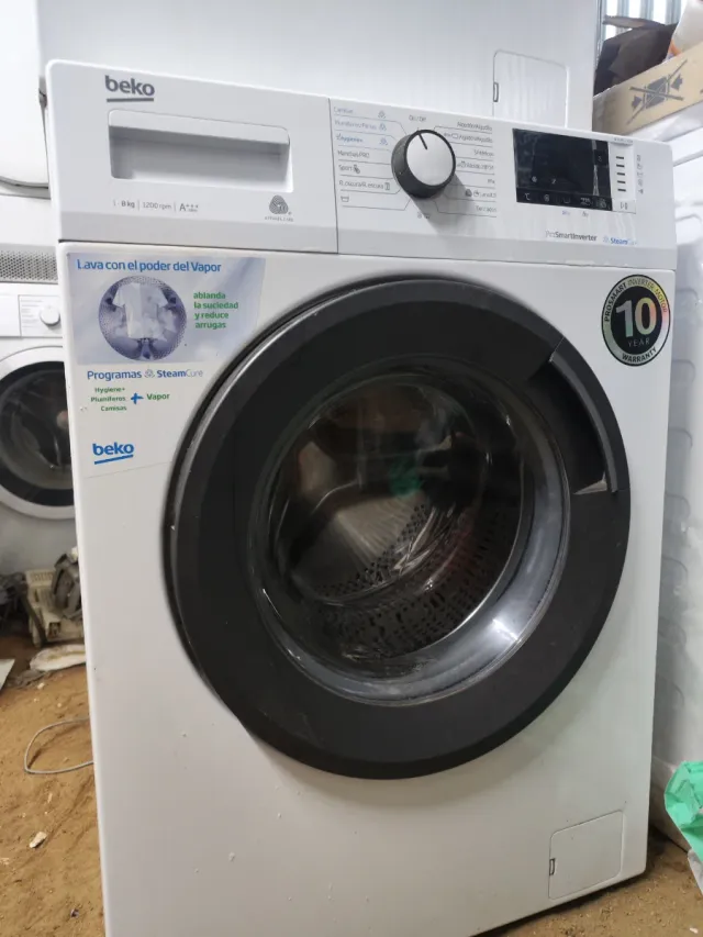 Máquina de lavar Beko 8kg 1200rpm SteamCure com garantia ✅