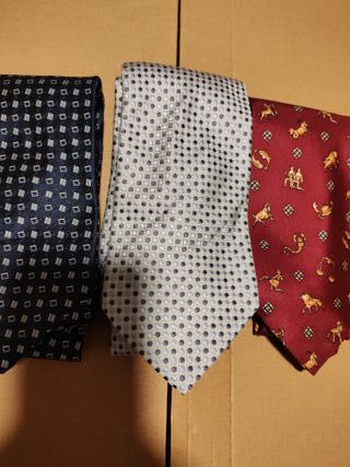 Corbatas de seda de marca