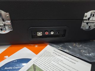 Tocadiscos Vinilo Bluetooth Negro