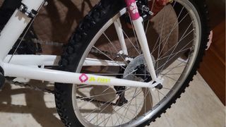 Bicicleta Denbike 24 Blanca y Rosa
