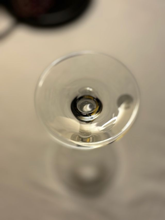 Portacandele in vetro dorato