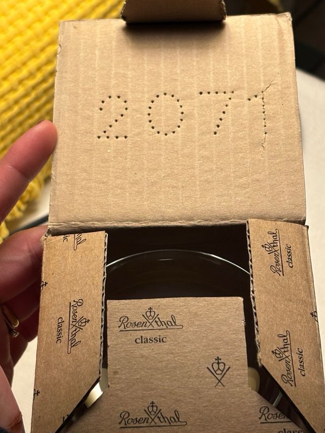 Portacandele in vetro dorato