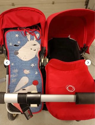 Bugaboo Donkey Gemelar Rojo o hermano pequeño