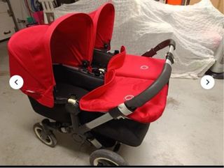 Bugaboo Donkey Gemelar Rojo o hermano pequeño