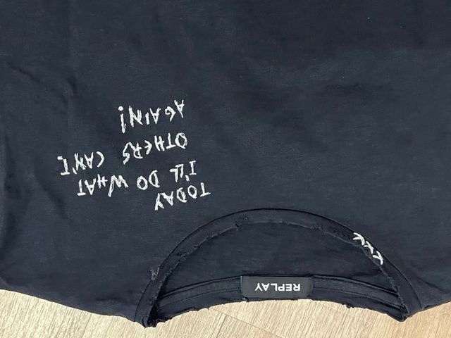 Camiseta Replay Negra