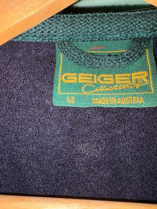 Chaqueta Austriaca  Lana virgen   Talla M oversize