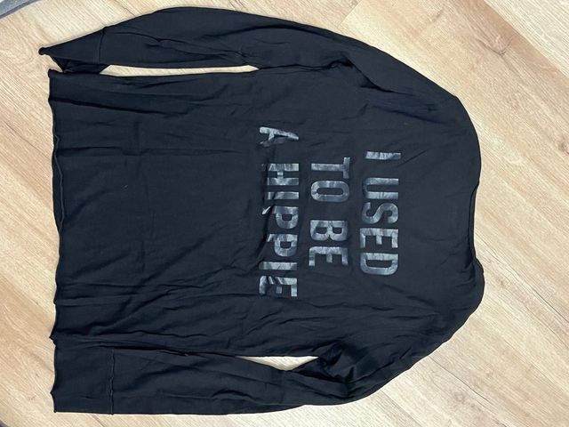 Camiseta Zadig & Voltaire manga larga negra