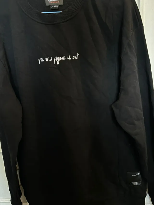 Pull&Bear Sudadera Negra you will figure it out