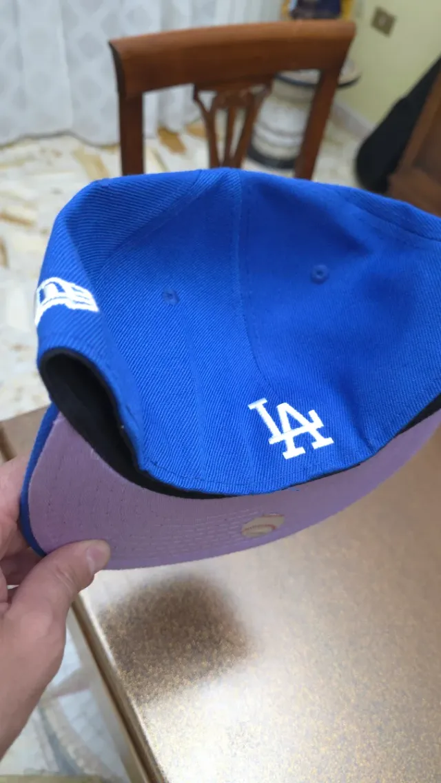 Berretto New Era Blu e Rosa