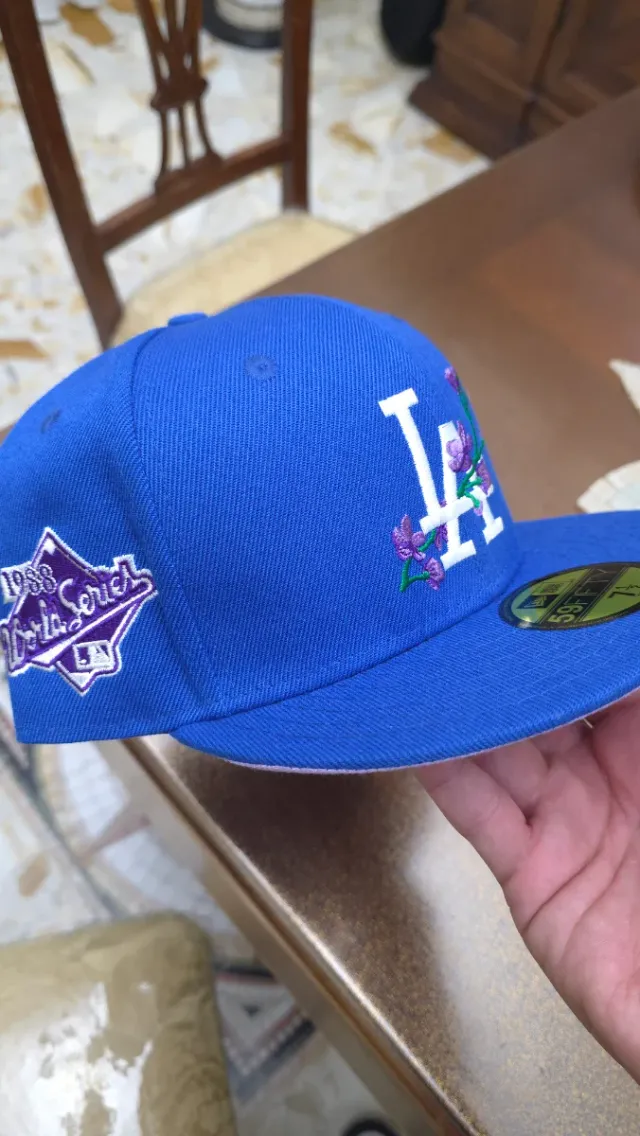 Berretto New Era Blu e Rosa