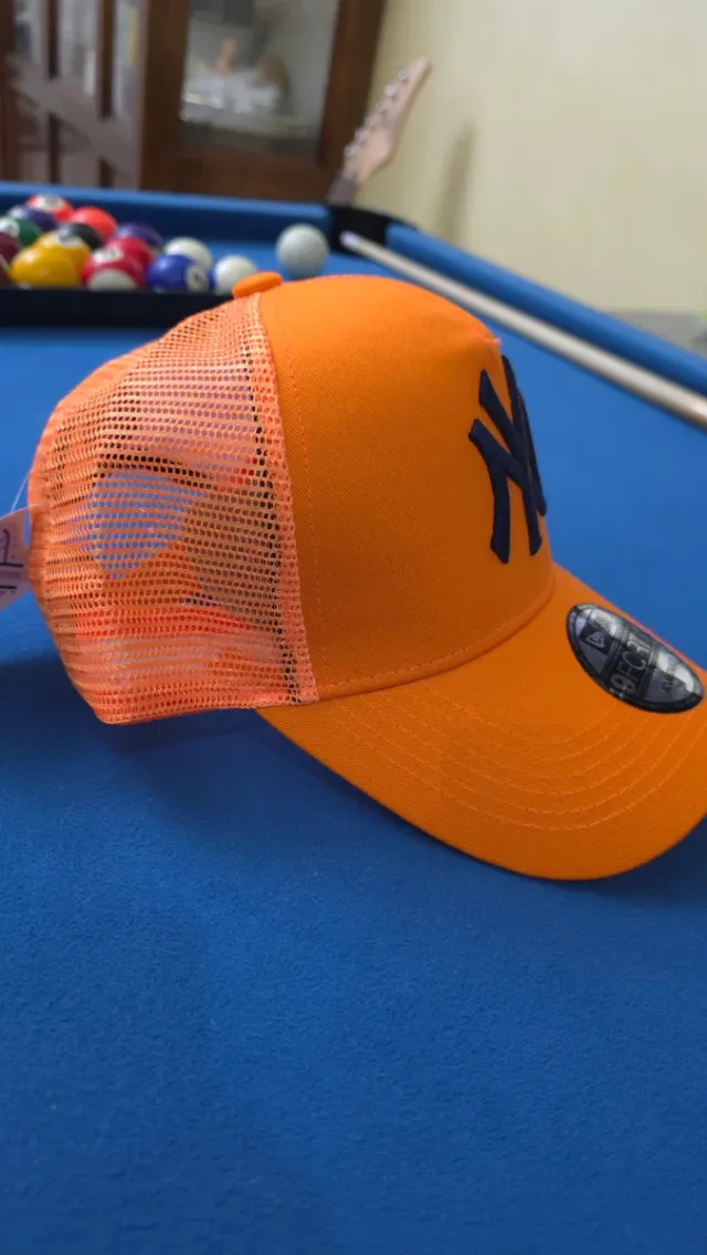 Berretto New Era Arancione Blu