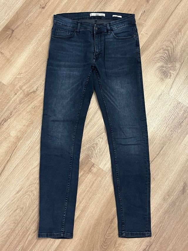 Pantalón tejano Mango azul