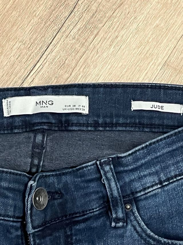 Pantalón tejano Mango azul