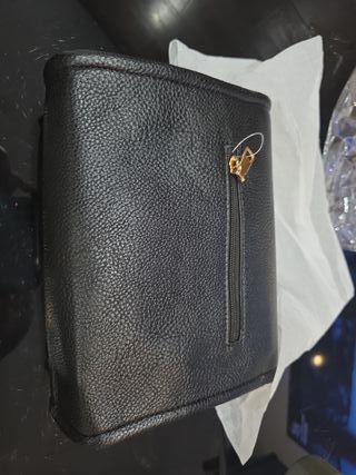 Bolso de piel negro