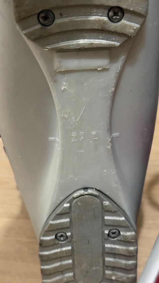 Botas de esquí Rossignol rojas y plateadas