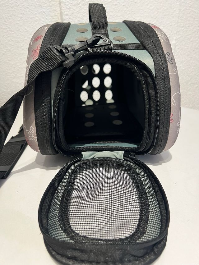 Transportín para mascotas pequeño plegable