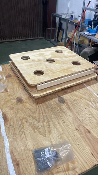 Cama camper individual madera